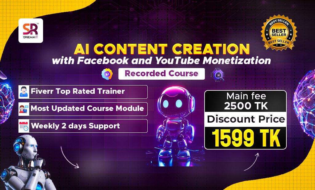 AI Content Creation with Facebook and YouTube Monetization Recorded Course